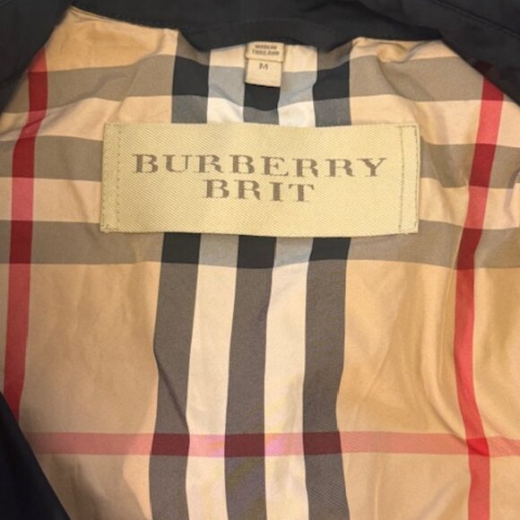 BURBERRY BRIT Men's Mid-Length Trench Coat - Picture 2 of 8